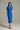 Cobalt Blue Ruby Midi Bodycon Dress With Small Buttons