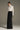 Black Twill Pencil Long Skirt