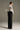 Black Twill Pencil Long Skirt