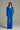 Cobalt Blue Ruby Fabric Long Sleeves Blazer