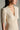 Light Yellow Lacquered Brocade V-neck Midi Bodycon Dress