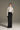 Black Twill Pencil Long Skirt