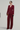 Bordeaux Fitted Double-layered Lapel Vest